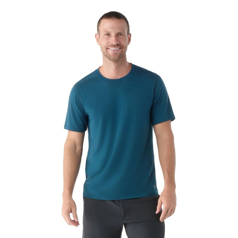NWT Men's Smartwool Merino Short Sleeve T-Shirt Sz 2XL Twilight Blue Teal